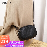 viney牛皮包包女包斜挎媽媽包中老年單肩小包生日禮物高級感送女友老婆