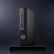 戴爾（DELL）惠普聯(lián)想迷你電腦超薄主機家庭辦公電腦3050/5060/5090/3000 【E1套餐】3060配i3-9100T+16G12