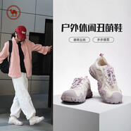 駱駝牌 女鞋戶(hù)外徒步鞋丑萌鞋休閑運動(dòng)鞋 P24A245634 紫色 38