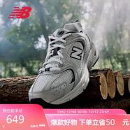 NEW BALANCE老爹鞋男鞋女鞋情侶復古秋冬網(wǎng)面運動(dòng)休閑鞋530系列MR530KA 37