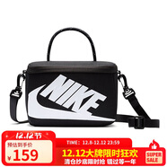耐克NIKE單肩包/斜挎包中性鞋盒包NIKE休閑包FN3059-010黑白均碼