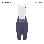 速盟SOOMOM | BASE 女士背帶騎行短褲 灰紫色 XXS