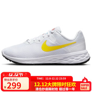 耐克NIKE馬拉松跑步鞋女REVOLUTION 6 NEXT運動(dòng)鞋DC3729-105白黃36