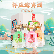 懷莊1983醬香型白酒 53度 純糧釀造 禮盒裝  53度 500mL 4瓶 春夏秋冬