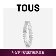 TOUS 桃絲熊925銀小熊戒指經(jīng)典簡(jiǎn)約時(shí)尚飾品潮流首飾情侶情侶禮物 銀色 512725521