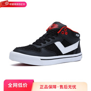 普尼板鞋男女鞋生活經(jīng)典休閑情侶復古中幫滑板鞋93W1AT03 93W1AT03BK 黑色 38