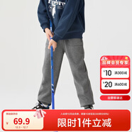 巴拉巴拉童裝兒童褲子男童女童加絨長(cháng)褲冬保暖運動(dòng)休閑束腳褲208424108217