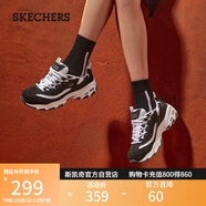 斯凱奇（Skechers）女鞋秋季厚底老爹鞋百搭熊貓鞋軟底舒適外穿休閑運動(dòng)鞋11959