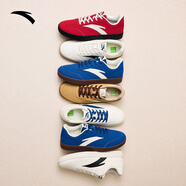 安踏活力丨男板鞋百搭休閑鞋春季新款簡(jiǎn)約運動(dòng)小白鞋男女薄底鞋 淺棕/燕麥灰-8 42 (260mm)