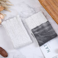 潮思匯新款加絨棉護膝秋冬季加厚護膝蓋保暖不勒防寒護腿套男女士護關(guān)節 35中長(cháng)新淺灰-不倒絨 L碼:100-157斤