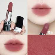 迪奧口紅唇膏新版烈艷藍金絲絨999啞光772緞光Dior香水潤唇膏443 柔霧#688薔薇粉棕