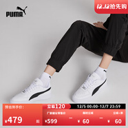 彪馬（PUMA）經(jīng)典休閑小白鞋男女款新款百搭運動(dòng)板鞋CAVEN 384953 白-黑色-銀色-04 35.5