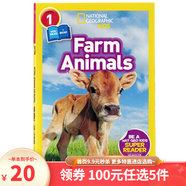 100元5件 美國國家地理分級閱讀全彩版 1階段 英文原版繪本National Geographic Level1  幼兒童科普百科系列認知讀物早教啟蒙繪本 Farm Animals 農場(chǎng)動(dòng)物