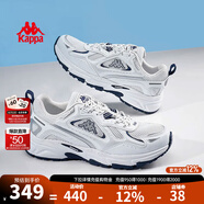 KAPPA卡帕男鞋運動(dòng)老爹鞋子男2025冬季新款百搭增高鞋男情侶休閑跑步鞋 經(jīng)典白 35 (220mm)