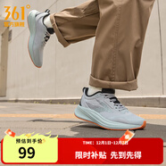 361°運動(dòng)鞋男鞋飛翼4秋冬季網(wǎng)面透氣黑色通勤鞋跑步鞋耐磨鞋子 循環(huán)灰/淺煙綠【密網(wǎng)】 42