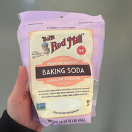 艾禾美（ARM&HAMMER）美國進(jìn)口小蘇打粉BakinSoda斧頭蔬果清洗多用途清潔劑廚房去油污 鮑勃紅磨坊蘇打粉397g*1袋