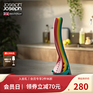 JOSEPH JOSEPH英國現代風(fēng)嵌套式廚具耐高溫多功能易收納彩虹勺子鏟子5件套裝 彩色 10124