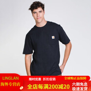 Carhartt卡哈特卡哈特Carhartt K87經(jīng)典口袋T恤潮男女情侶時(shí)尚寬松工裝打底短袖 夏日秒殺價(jià)黑色_K87_Black S _[120-150斤]