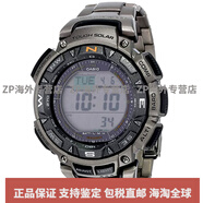 卡西歐（CASIO）登山表CASIO PAG240T太陽(yáng)能防水鈦合金三重WONART 240T鈦合金表帶