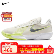 NIKE男子低幫籃球鞋 ZOOM G.T. CUT 運動(dòng)鞋FB2598-106帆白/黃44