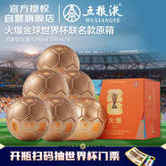 五糧液 火爆金球 世界杯官方聯(lián)名款 濃香型白酒 52度 500mL*6瓶 原箱