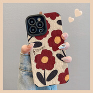 中掌柜適用蘋(píng)果16華為vivo小米oppo紅米榮耀iPhone15手機殼11皮紋油畫(huà)涂 油畫(huà)多朵紅花Y818 iPhone 11 Pro