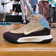 耐克（NIKE）休閑鞋大童鞋女鞋2025冬季新款運動(dòng)鞋時(shí)尚保暖雪地靴高幫板鞋 FV4173-200麻黃/淡象牙白 38.5