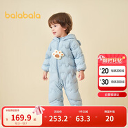 巴拉巴拉兒童輕薄羽絨服男女童冬裝連體衣2025造型可愛(ài)趣味萌208425120203
