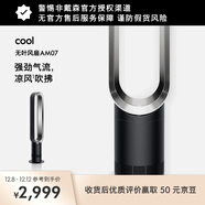 戴森AM07空氣循環(huán)無(wú)葉風(fēng)扇落地扇平穩強勁涼風(fēng)適用客廳臥室 家用禮物 黑鎳色