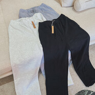 SKIMSskims卡戴珊歐美休閑時(shí)尚套裝2025女秋冬闊腿褲運動(dòng)新款寬松版型 深灰色 S (95-110斤)