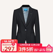 G2000【襟針/涼感/商場(chǎng)新款】女裝SS25多面彈袖口內置橡筋西裝西褲西裙 配胸針-黑色24.5寸 XS （32）