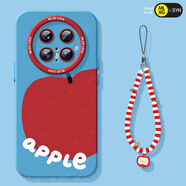 艾思度半個(gè)蘋(píng)果適用華為mate70pro手機殼mate60的卡通新款mate80卡通保護套70pro+全包40小眾感硅膠50摔3 【半個(gè)紅蘋(píng)果+蘋(píng)果手鏈】硅膠軟殼鏡頭全包 華為_(kāi)Mate_20