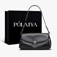 珀萊雅【趙露思同款】包包百搭休閑法棍包2026新款通勤腋下包單肩斜挎包 百搭黑