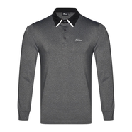 高爾夫Titleist春秋季高爾夫長(cháng)袖男g(shù)olf服裝男POLO衫男裝上衣男衣服T恤 灰色 S