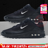 耐克（NIKE）男鞋 25秋冬新款AIR緩震氣墊鞋舒適耐磨休閑鞋輕便透氣跑步鞋子男 MAX氣墊/純黑色【曬圖-10】 41 碼（內長(cháng)260mm）