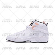 耐克（NIKE）Air Jordan 6 Rings AJ6六冠王籃球鞋黑白康扣322992-104 白黑粉(GS)323419-180 輕微偏小 36