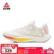 匹克二次呼吸跑步鞋男女全能競訓鞋馬拉松緩震回彈訓練鞋體測運動(dòng)鞋男 【女】超輕白色-曬痕 36