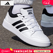 阿迪達斯 （adidas）板鞋男鞋 2025冬季新款運動(dòng)鞋低幫透氣休閑鞋耐磨輕便小白鞋 時(shí)尚小白鞋/新款到貨 43 （內長(cháng)265+mm）