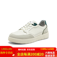 暇步士（Hush Puppies）（專(zhuān)柜）暇步士商場(chǎng)同款2024秋新款小白鞋男休閑板鞋N4J05CM4 淺灰色 39