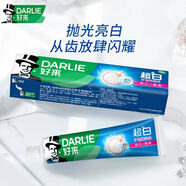 DARLIE好來(lái)（原黑人）雙重薄荷牙膏家庭裝 清新口氣家庭套裝大支裝 190g超白礦物鹽