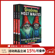 雞皮疙瘩最高通緝系列 特別版 Goosebumps Most Wanted Special Edition 英文原版恐怖驚險青少年幽默章節書(shū) R.L.Stine斯坦 綠山墻 最高通緝系列3冊 綠山墻圖