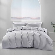 水星家紡四件套 100%全棉保暖套件 床單被套枕套【線(xiàn)下專(zhuān)柜同款】 霧海謠套件 床單款 200cmx230cm