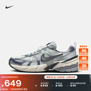 耐克（NIKE）官方女運動(dòng)鞋夏復古跑鞋透氣輕便網(wǎng)眼抓地V2K灰銀FD0736 003白金色/金屬灰/狼灰/冷灰 40.5
