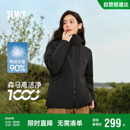 森馬（Semir）防護外套|羽絨服女三防防雨防風(fēng)三合一2024冬兩件套109724113008