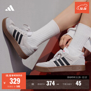 adidas「小鋸齒」D-PAD CLASSIC美高風(fēng)籃球風(fēng)板鞋男女阿迪達斯   淺灰/黑色/淺猩紅   39