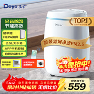 德業(yè)（Deye）除濕機/抽濕機 除濕量12升/天 家用輕音吸濕器地下室干燥機干衣機 低功耗 手機智控DYD-E12A3