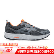 斯凱奇男鞋2025新款跑步鞋防滑減震跑鞋休閑運動(dòng)鞋軟底回彈戶(hù)外鞋 灰橙/GYOR 41