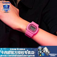 卡西歐（CASIO）【圣誕禮物】手表女G-SHOCK獨角獸甜酷玫紅色系潮流運動(dòng)電子表 GMD-S5610PP-4PR玫紅花粉色