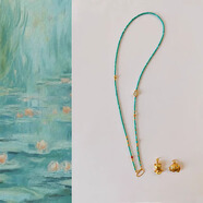 綠松石長(cháng)款項鏈女天使寶寶南紅葫蘆毛衣鏈吊墜可拆卸萬(wàn)能鏈01 萬(wàn)能方形扣62cm送流蘇不含吊墜