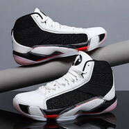 AJ38籃球鞋男37詹姆斯哈登7科比杜蘭特莆田莫蘭特4水花6高幫5球鞋 黑白 38 38